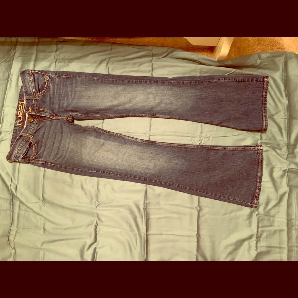 Long flare jeans